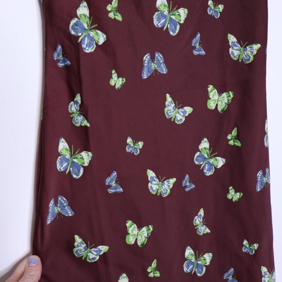 URBAN OUTFITTERS Mallory Butterfly Mini Slip Dress Spaghetti Strap Women's S - Picture 8 of 12